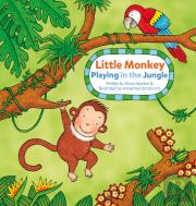 Little Monkey. Playing In The Jungle
