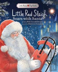 Little Red Sleigh Soars With Santa