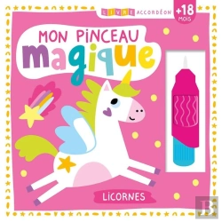 Bertrand.pt - Livre Accordéon : Mon Pinceau Magique ; Licornes