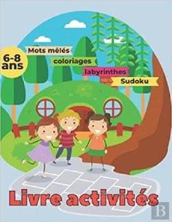 Bertrand.pt - Livre Activites 6-8 Ans - Mots Meles  Coloriages  Labyrinthes  Sudoku