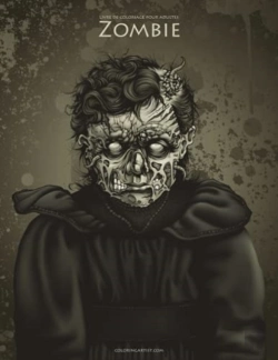 Bertrand.pt - Livre De Coloriage Pour Adultes Zombie 1