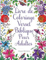 Livre De Coloriage Verset Biblique Pour Adultes