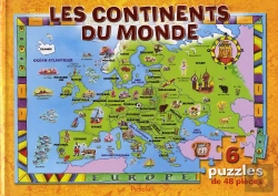 Bertrand.pt - Livre De Puzzles/Les Continents Du Monde