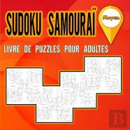 Livre De Puzzles Sudoku Samourai Pour Adultes Moyen