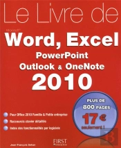 Livre De Word  Excel  Powerpoint  Outlook  Onenote 2010
