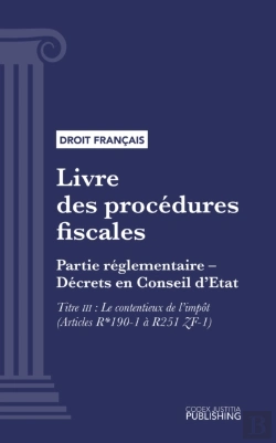 Bertrand.pt - Livre Des Procedures Fiscales
