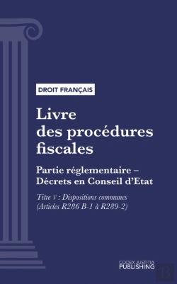 Bertrand.pt - Livre Des Procedures Fiscales