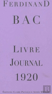 Livre Journal 1920