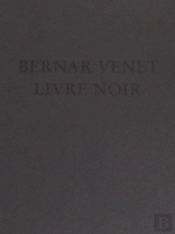 Bertrand.pt - Livre Noir - Bernar Venet