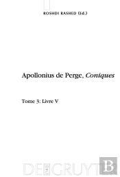 Livre V. Commentaire Historique Et Mathématique, Édition Et Traduction Du Texte Arabe
