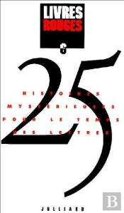 Livres Rouges ; 25 Histoires Mystérieuses Pour Le Temps Des Lettres
