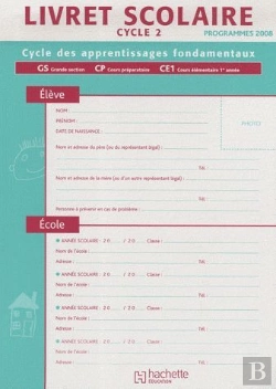 Bertrand.pt - Livret Scolaire ; Cycle 2 ; Programme 2008