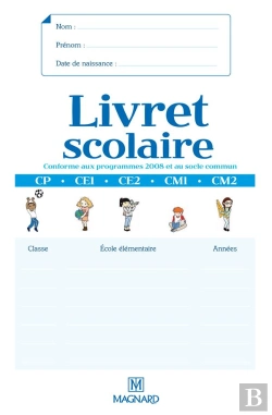Bertrand.pt - Livret Scolaire De L'École Élémentaire ; Cp-Cm2