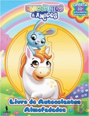 Livro de Autocolantes Almofadados - Unicórnios & Amigos