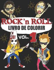 Livro De Colorir Rock N Roll
