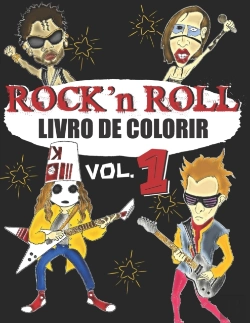 Bertrand.pt - Livro De Colorir Rock N Roll