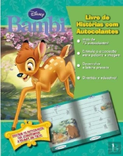 Bertrand.pt - Livro de Histórias com Autocolantes - Bambi