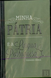 Livro de Notas c/ elástico Fernando Pessoa - A Minha Pátria é a Língua Portuguesa