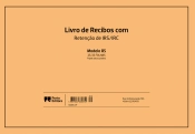 Livro de Recibos com  Retenção de IRS / IRC  - Modelo 85 - 25/25 Folhas