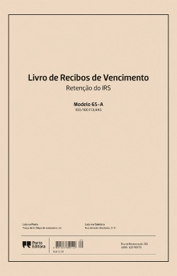 Bertrand.pt - Livro de Recibos de Vencimentos - Modelo 65-A - 100/100 Folhas