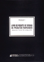 Livro de Registo de Vendas de Prod.Fabricados - Mod.4 - 25 Fls.
