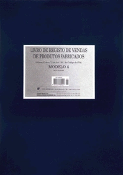 Bertrand.pt - Livro de Registo de Vendas de Prod.Fabricados - Mod.4 - 50 Fls.