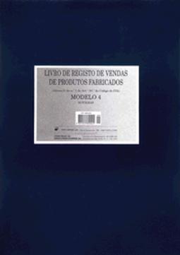Livro de Registo de Vendas de Prod.Fabricados - Mod.4 - 50 Fls.