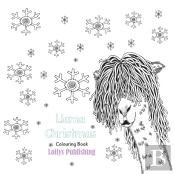 Llama Christmas Colouring Book: Mindfuln