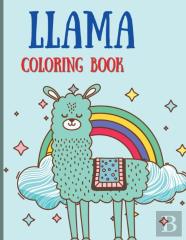 Llama Coloring Book