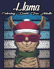 Llama Coloring Book For Adults