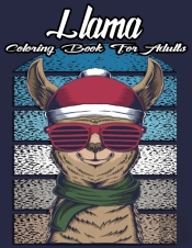 Llama Coloring Book For Adults