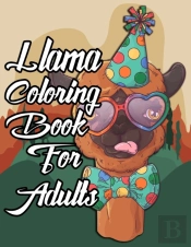 Llama Coloring Book For Adults