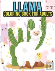 Llama Coloring Book For Adults