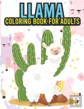 Llama Coloring Book For Adults