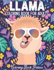 Llama Coloring Book For Adults