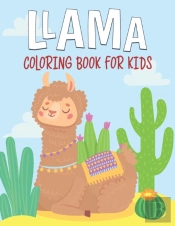 Llama Coloring Book For Kids