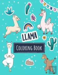 Llama Coloring Book