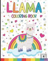 Llama Coloring Book