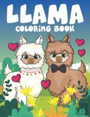 Llama Coloring Book