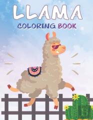 Llama Coloring Book