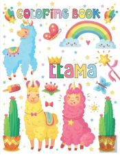 Llama Coloring Book