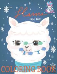 Llama Coloring Book