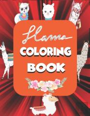 Llama Coloring Book