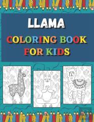 Llama Coloring Books For Kids