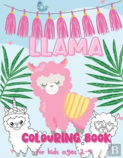 Bertrand.pt - Llama Colouring Book For Kids Ages 2-4