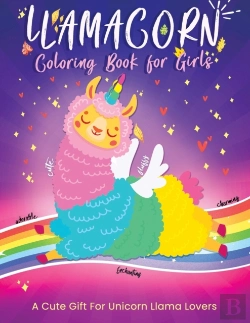 Bertrand.pt - Llamacorn Coloring Book For Girls