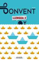 Llengua 3. Bonvent.