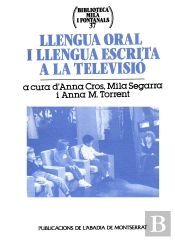 Llengua Oral I Llengua Escrita A La Televisió