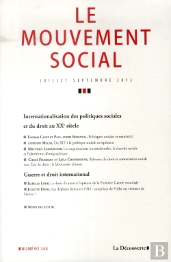 Bertrand.pt - Lms 244 : Internationalisation Des Politiques Sociales