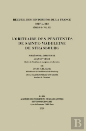 L'Obituaire Des Penitentes De Sainte-Madeleine De Strasbourg
